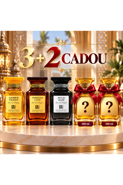 EMATTEIRO Set 3 parfumuri Amber Peach, Tobacco Luxe și Wild Oud + 2 parfumuri...