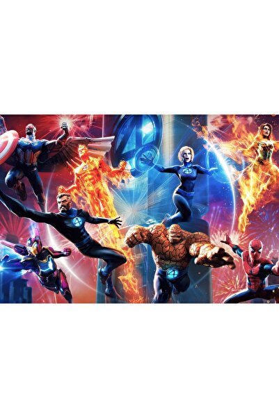 OEM Poster Marvel Contest Of Champions The Fantastic Four First Steps 2025, 6...