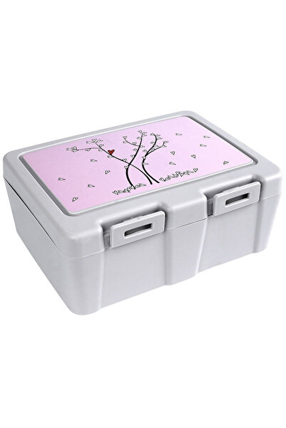 Orion Recipient Mic Dejun Inima Cu Tacamuri, 1 L, 18x14x7.5 cm, 2 Compartimen...
