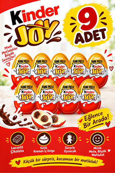 Ferrero Kinder Joy One Piece Netflix Sürpriz Yumurta 9'lu 9x20g