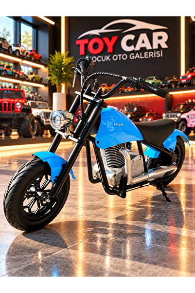 TOY CAR 36V 180W Chopper Akülü Motor Elden Gazlı Dumanlı Şişme Lastikli Lityu...
