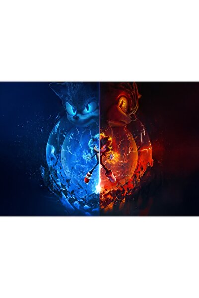 OEM Poster Sonic The Hedgehog 3 O umbră în golul etern, 61x90 cm, poster8749