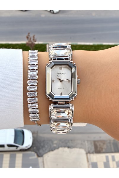 Ferrucci Vintage Stone Women's Wristwatch