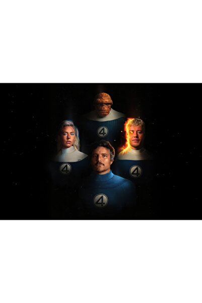 OEM Poster Marvel The Fantastic Four Primii Pași Putere în Pace, 61x90 cm, po...