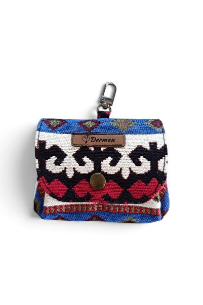 Otantik Kilim Desenli Mini Çanta / Anahtarlık & Çanta Aksesuarı