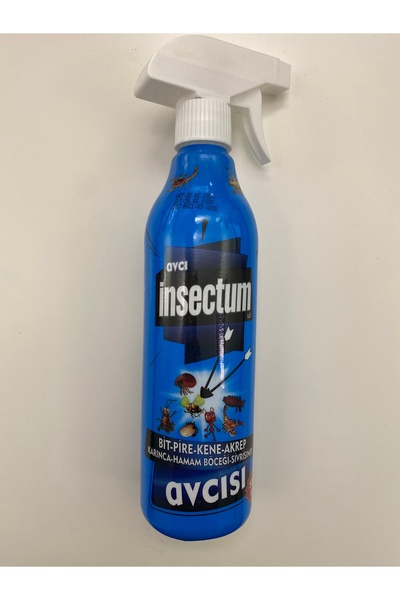 Avcı Insectum Kullanıma Hazır Haşere İlacı Sprey 500 ml - Kene, Pire, Bit, Akrep ve Hamam Böceği İçin Kalıcı Koruma (Yeni Üretim)