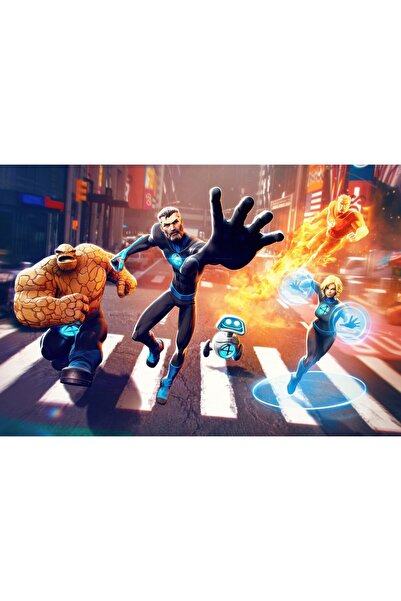 OEM Poster Marvel Contest Of Champions X The Fantastic Four First Steps, 61x9...