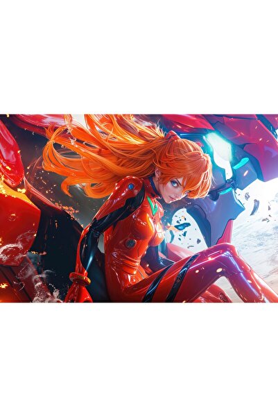OEM Αφίσα Άσουκα Λάνγκλι Σόργιου από το Neon Genesis Evangelion, 61x90 εκ., p...