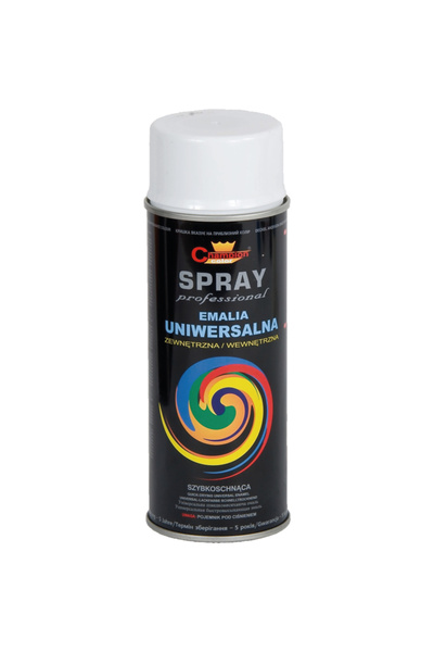 Granit Vopsea spray emailată alb lucios RAL 9010 13004 AGTECH 400ml