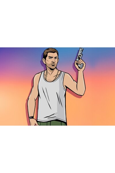 OEM Постер Джейсън Gta 6 Игра, 61x90 см, poster7310