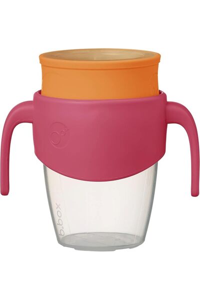 b.box Bbox Toddler 360 Cup - Strawberry Shake | Non-Spill, No Mess Sippy Cup ...