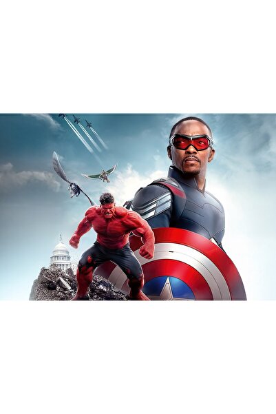 OEM Αφίσα Captain America Brave New World Blu-ray, 61x90 εκ., poster7640