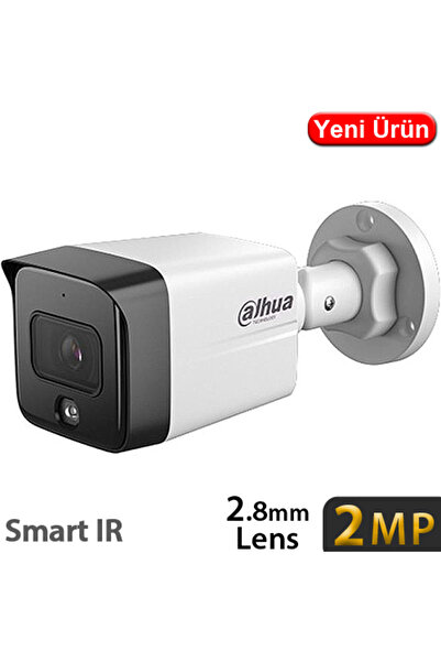 IPC-HFW1230TC1-SA 2 MP 3.6 mm PoE Sesli IR Gece Görüşlü Bullet IP Kamera