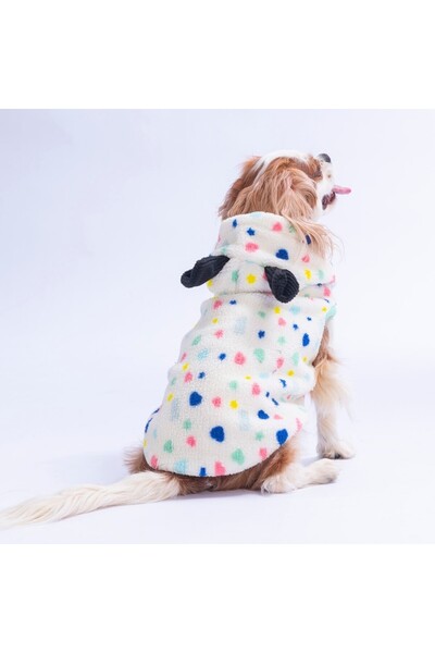 Pawstar Candy Tahoe Plush Yelek Peluş Kulaklı Kedi Köpek Yeleği Kedi Köpek El...
