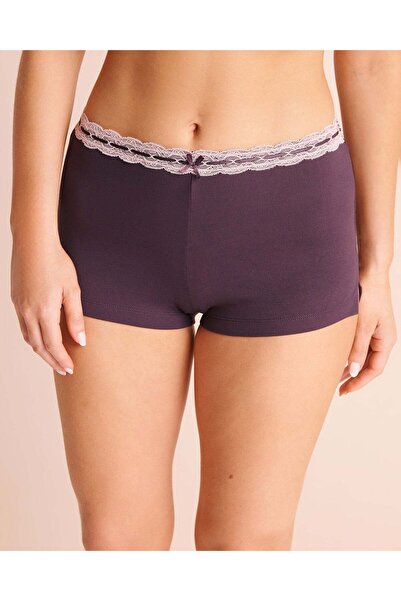 La Vie en Rose Lace-Trim Super Soft Pajama Shorts