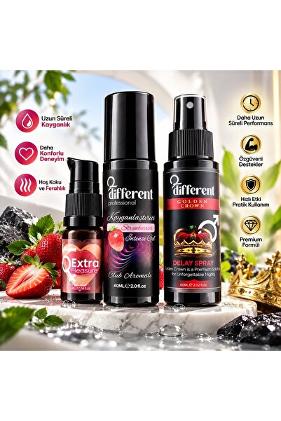 3’lü Set Kadın Jel & K’ayganlaştırıcı Jel & Erkek Uzun Deneyim Sprey