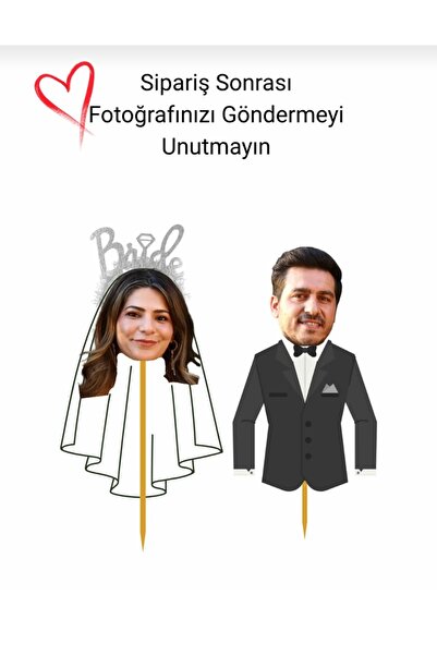 12 Adet Bekarlığa Veda Partisi Doğum günü Bride To Be Kişiye Özel Pasta Süsü