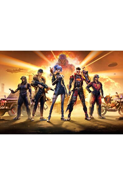 OEM Αφίσα PUBG Mobile Γκοτζίλα Ξυπνάει: Ο Πανίσχυρος, 61x90 εκ., poster8894