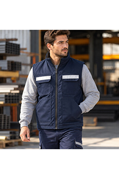 Gabardin İş Yeleği İçi Polarlı