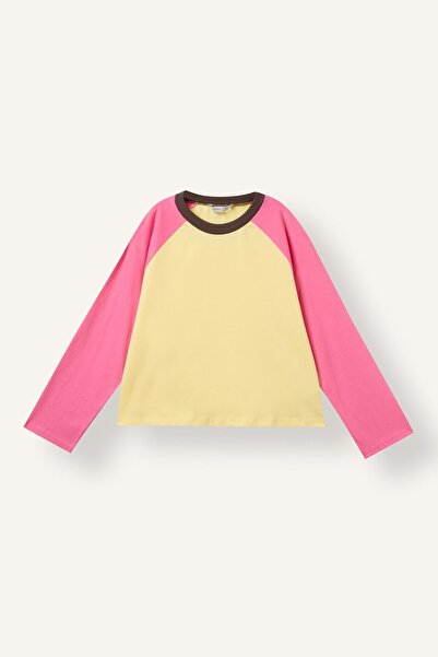 DeFacto Overshirt Fit Long Sleeve T-Shirt Girls I9391A826Au