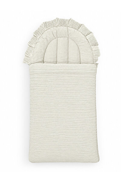 Generic Brand Luxury Textured Muslin Hooded Baby Sleeping Bag & Swaddle Carri...