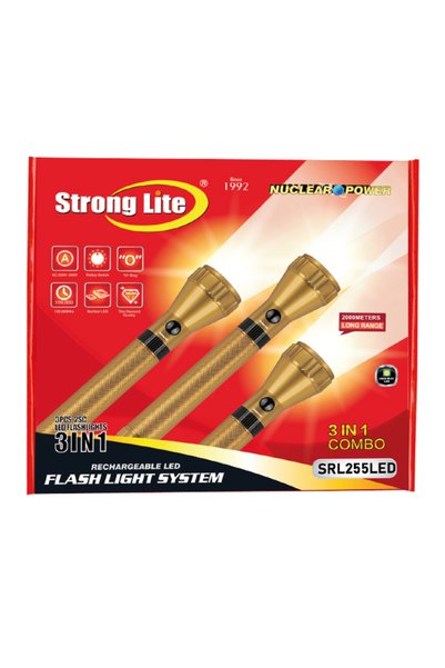 Strong Lite ضوء فلاش LED ثلاثي الوظائف - SRL255LED