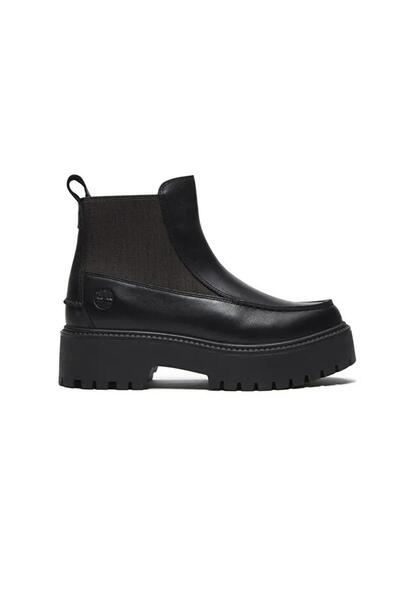 Timberland Stone Street Mid Chelsea Boot Women's Shoes Tb0A5Tgpw021 Black-37.5