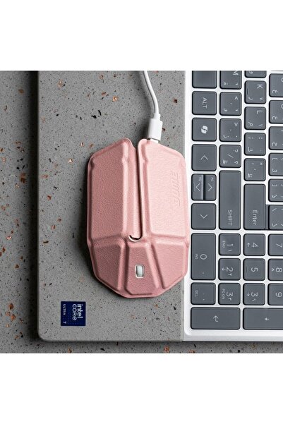 DOME OriMouse – ماوس لاسلكي قابل للطي بتقنية البلوتوث، ماوس أوريغامي محمول فائق النحافة للابتوب والسفر