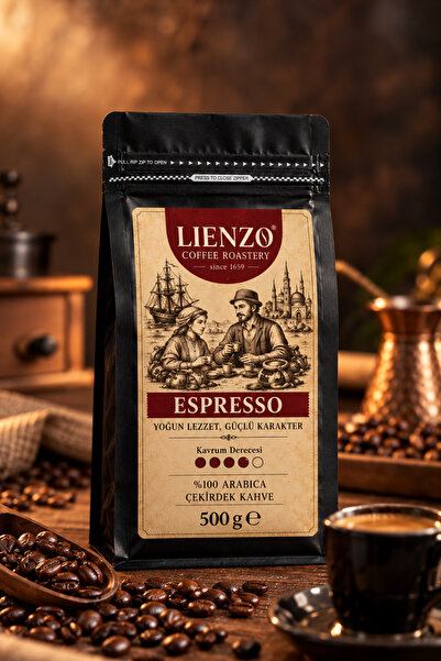Espresso Kahve 500 g %100 Arabica Nitelikli Blend Orta-Koyu Kavrum