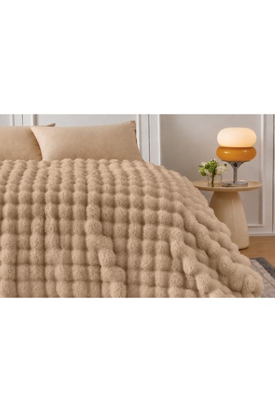 Merinos Angora Bubble Rabbit Hair Boxed 220cm X 240cm Double Blanket