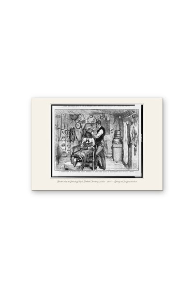 OEM Poster Carton 250g A4, Frizerie Veche din Dakota 1880, Arhiva Istorica, I...