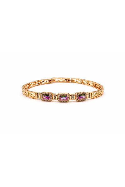 OEM Brățară placată cu aur de 18k cu cristale halo