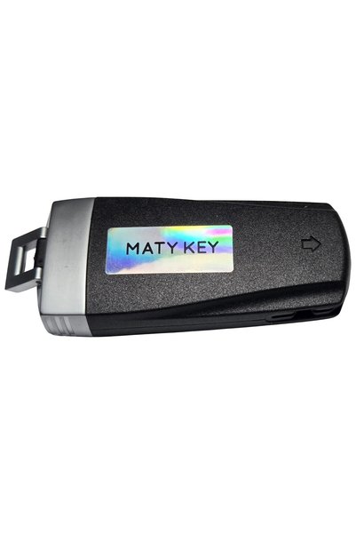 MATY KEY ®   Carcasă cheie auto compatibilă cu VW Passat CC 2008 - 2016 cu 3 butoane și lamă din plastic