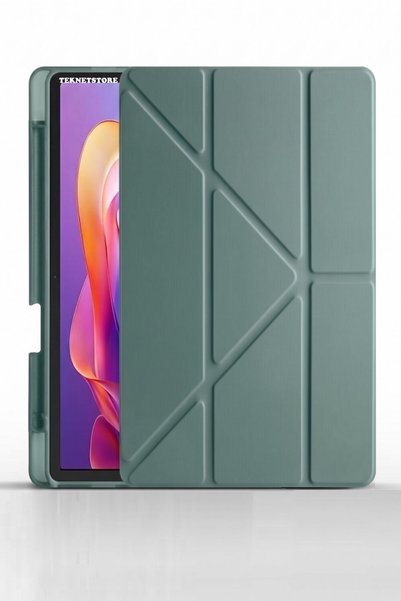 TEKNETSTORE Xiaomi Redmi Pad 2 11 İnç Kılıf Standlı Kalem Bölmeli Akıllı Trif...