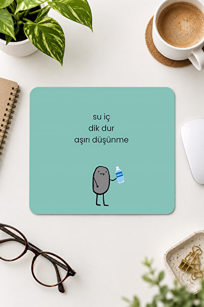 Charmbi Cute Humorous 18x22 Mouse Pad Cel mai drăguț mousepad, bază anti-alun...