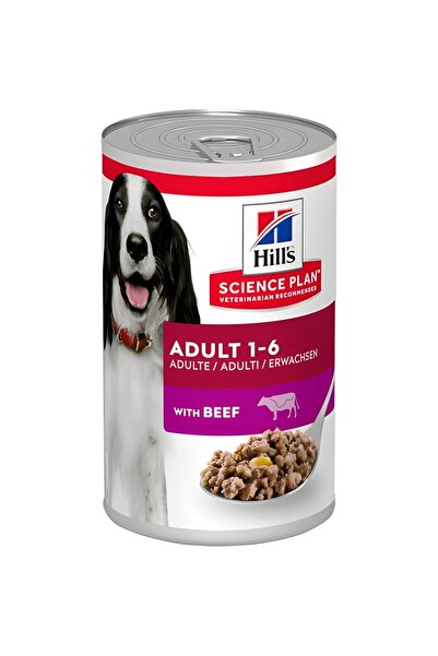 Hills Biftekli Konserve Yetişkin Köpek Maması 370GR