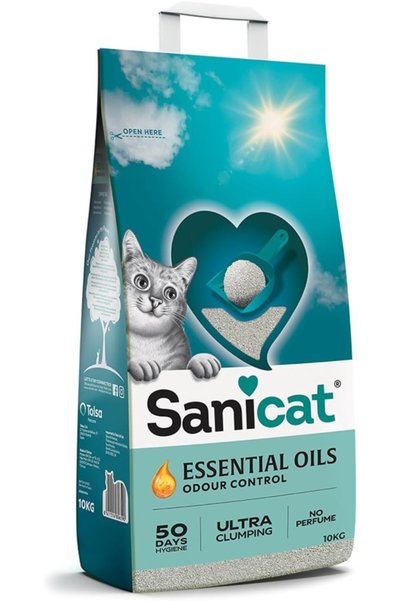 Sanicat Essential Oils Yasemin Kokulu Kedi Kumu 10 Kg
