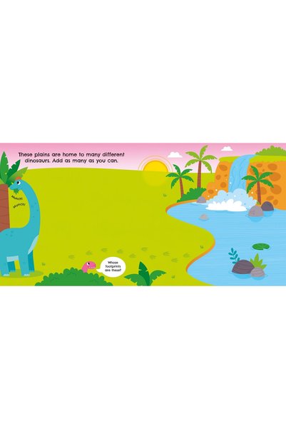 Usborne Carte magnetică cu dinozauri