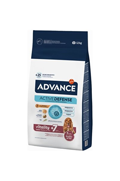 Advance Vitality Senior Medium Köpek 12KG Tavuklu Ileri Yaştaki Köpek Maması