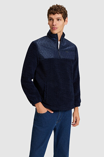U.S. Polo Assn. سويت شيرت رجالي باللون الأزرق الداكن 50309995-VR033