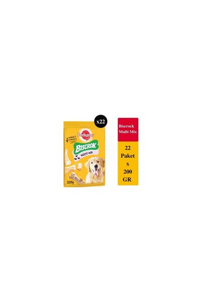 Pedigree Köpek Ödül Maması Biscrok 200GR x 22 Adet