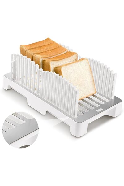 KASTWAVE Bread Slicer for Homemade Bread, Adjustable Sourdough Slicing Guide ...