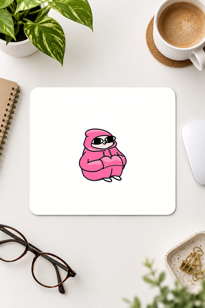Charmbi Cute Humorous 18x22 Mouse Pad Cel mai drăguț mousepad, bază anti-alun...