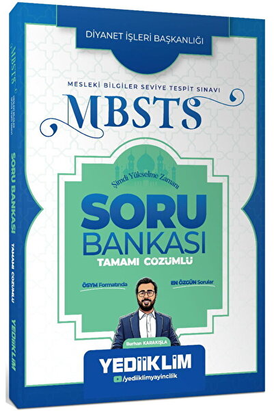 Yediiklim Yayınları 2027 MBSTS Tamamı Çözümlü Soru Bankası
