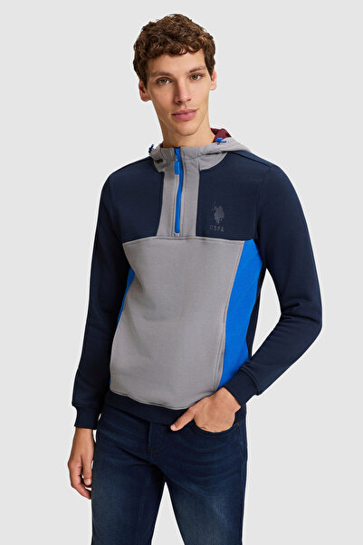 U.S. Polo Assn. سويت شيرت رجالي باللون الأزرق الداكن 50309963-VR033