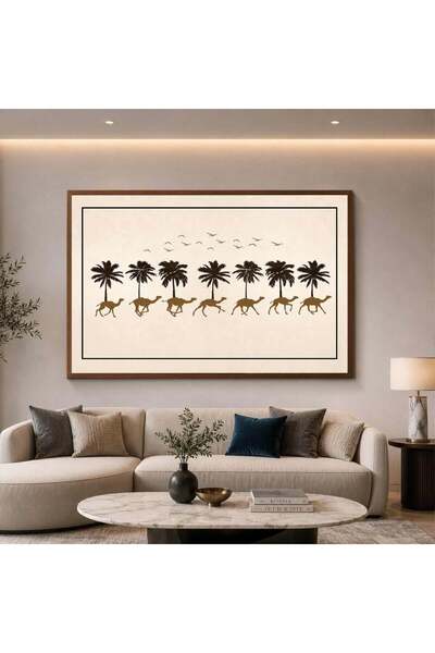 Generic Brand Canvas Painting with Heritage Art Design with Hollow Frame