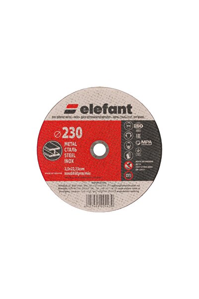 ELEFANT TOOLS Disc abraziv Taiere Metal Inox Elefant, 230x2.5x22.23mm, pachet...