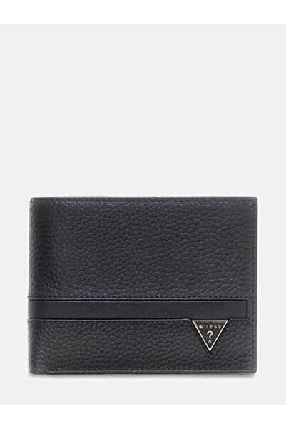 Guess Monaco Bi-Fold Medium Men's Black Wallet Smmogrlea20-Bla