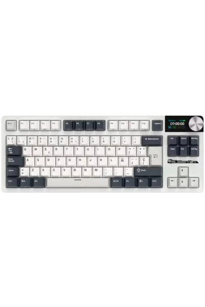 ROYAL KLUDGE Tastatură Gaming S85 iluminare RGB cu fir și fără fir 2.4Ghz Blu...