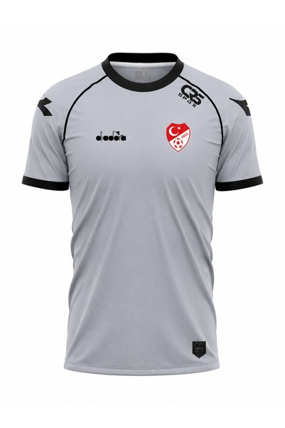 Diadora Hakem Antrenman T-Shirt Gri